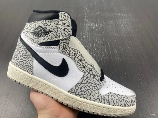 Boostmaster lin High OG White DZ5485-052 Air Jordan 1 Cement 0531